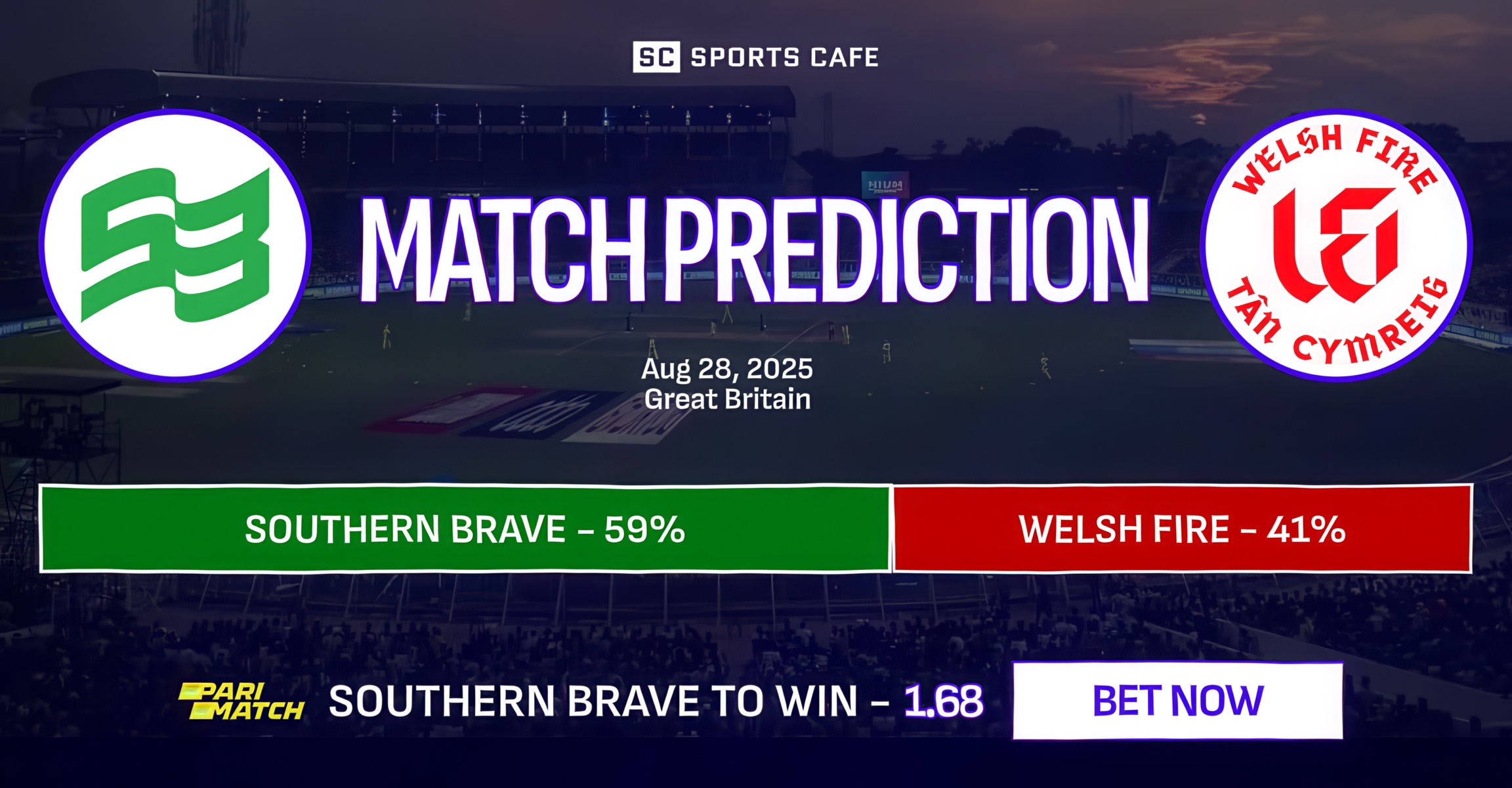 Southern Brave vs Welsh Fire