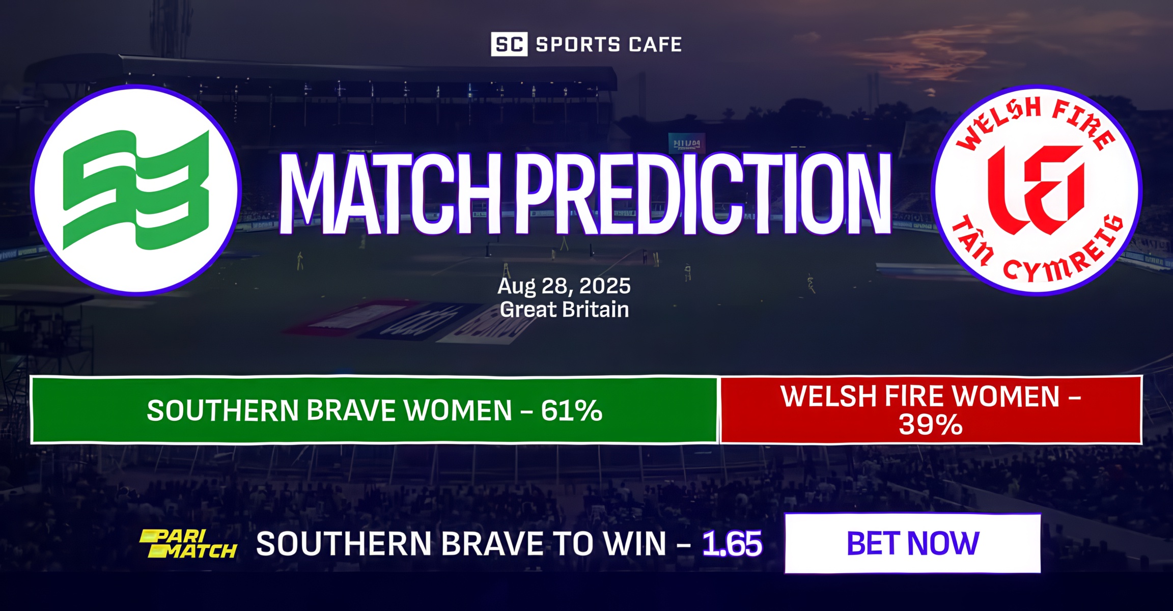 Southern Brave Women vs Welsh Fire Women