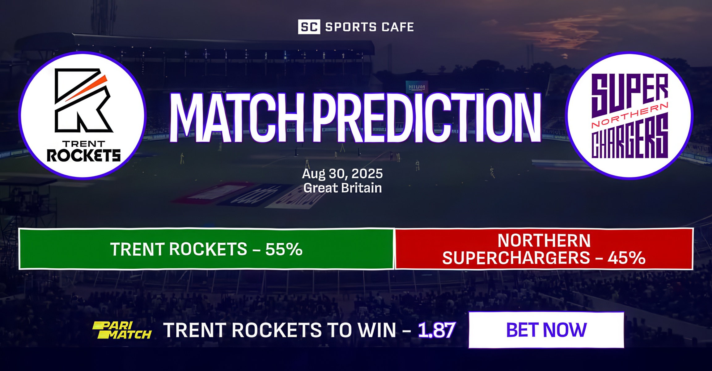Trent Rockets vs Northern Superchargers