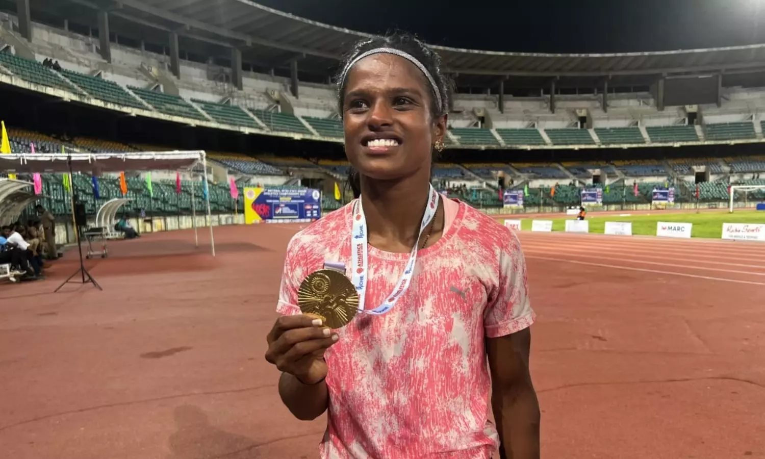 Aishwarya Babu breaks long-standing triple jump national record