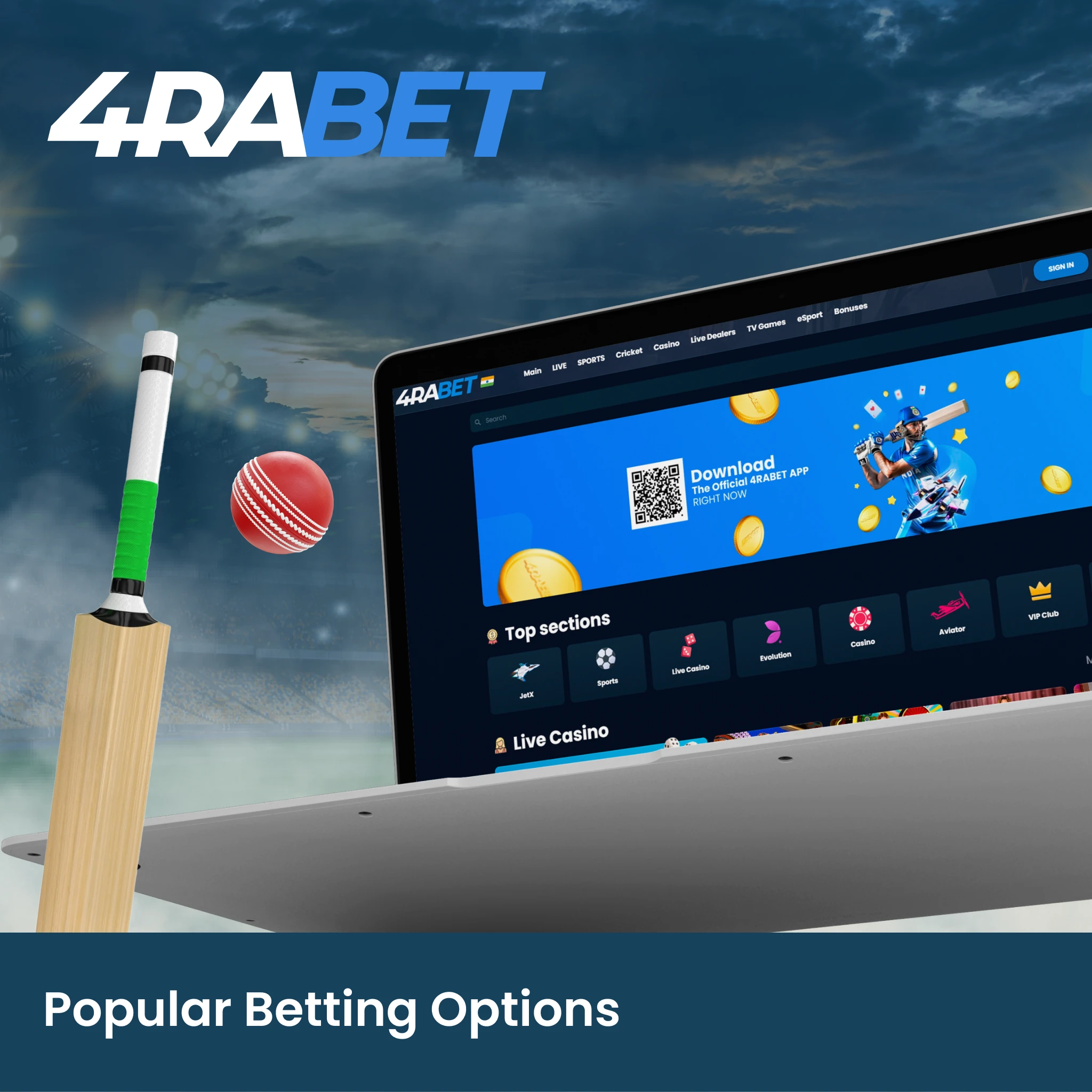 Popular Betting Options at 4rabet.