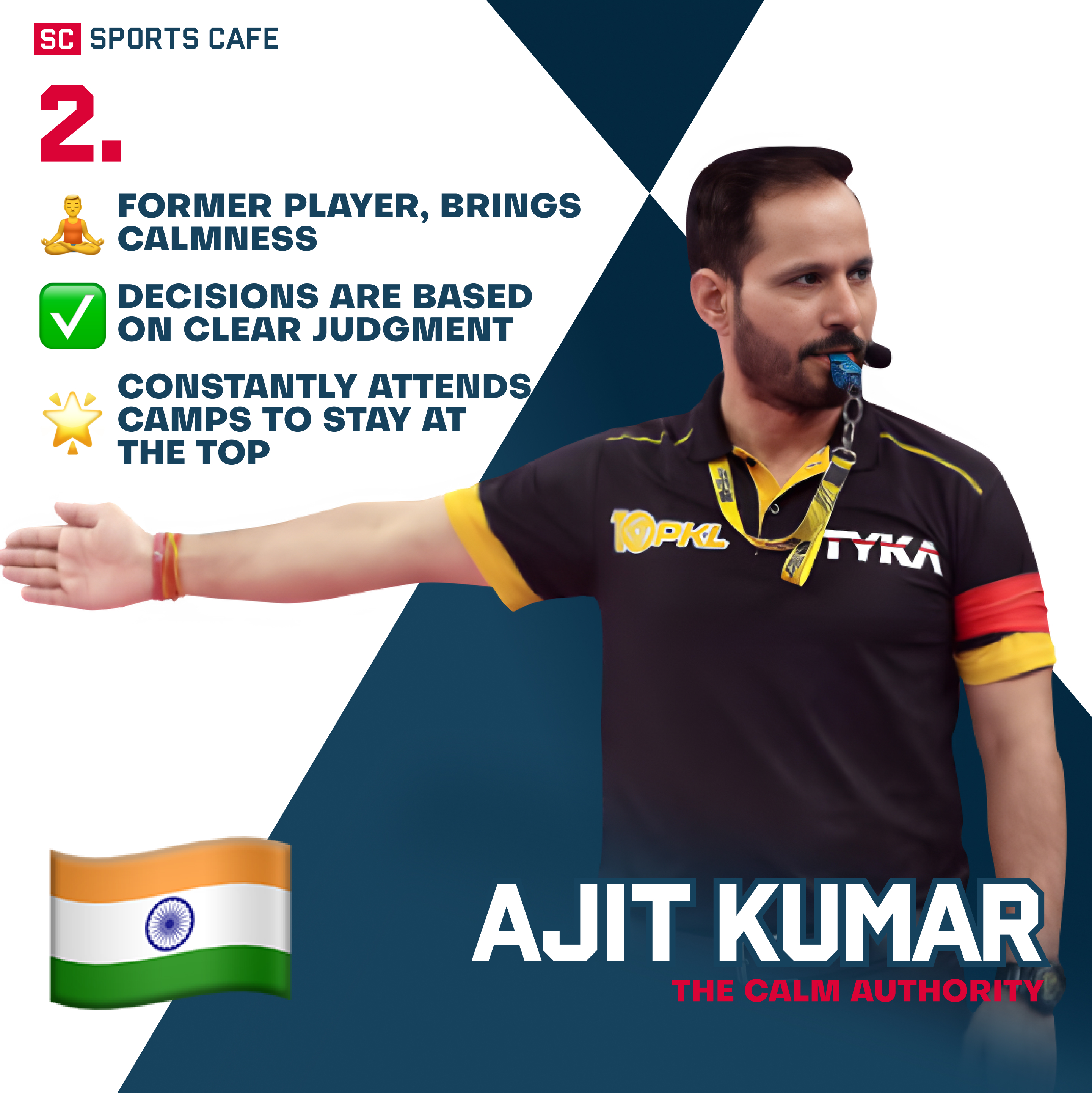 Ajit Kumar Pro Kabaddi Referees.
