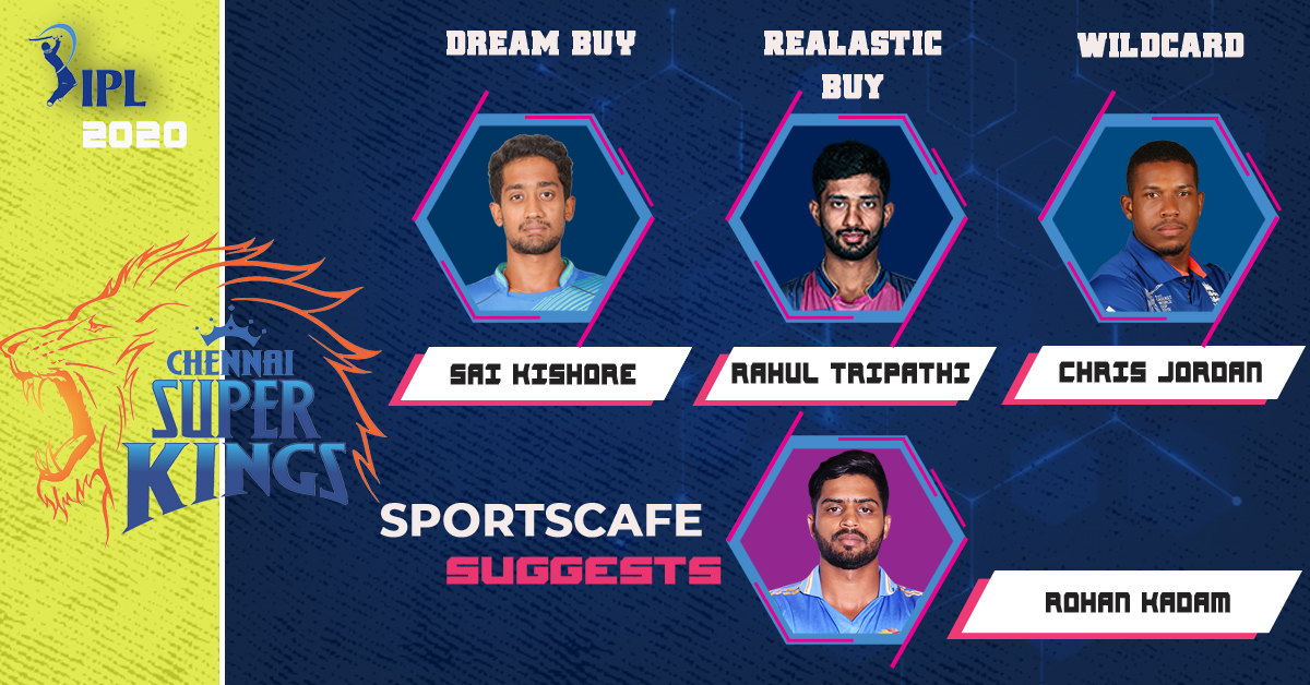 IPL 2020 Auction | Chennai Super Kings - Dream, Realistic, Wildcard and Suggested Buys