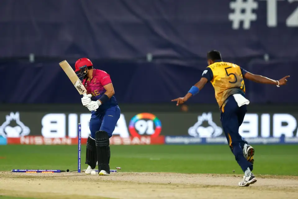 ICC World T20 | Twitter reacts to Pramod Madushan's sheer pace as stumps go cartwheeling in disgusting dismissal