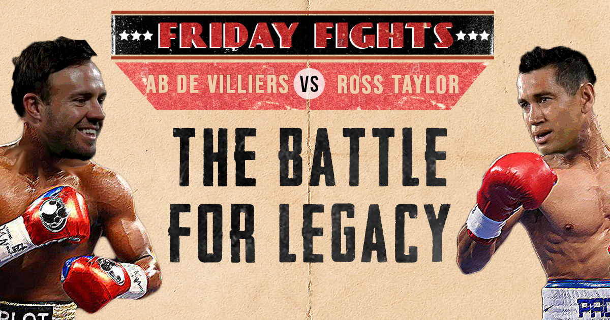 Friday Fights | The Big ODI Fight - AB de Villiers vs Ross Taylor
