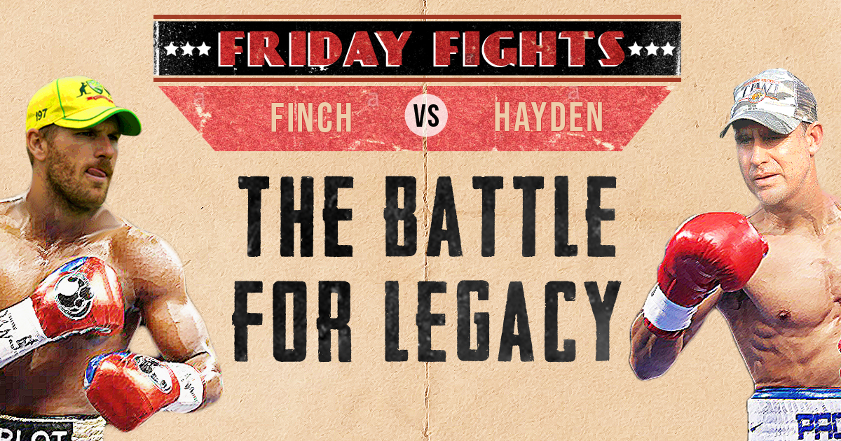 Friday Fights | The Big ODI Fight - Aaron Finch vs Matthew Hayden
