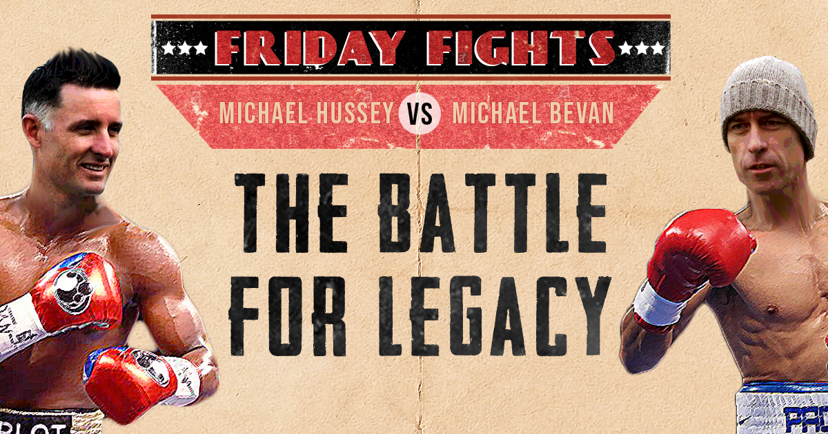 Friday Fights | The Big ODI Fight - Michael Hussey vs Michael Bevan