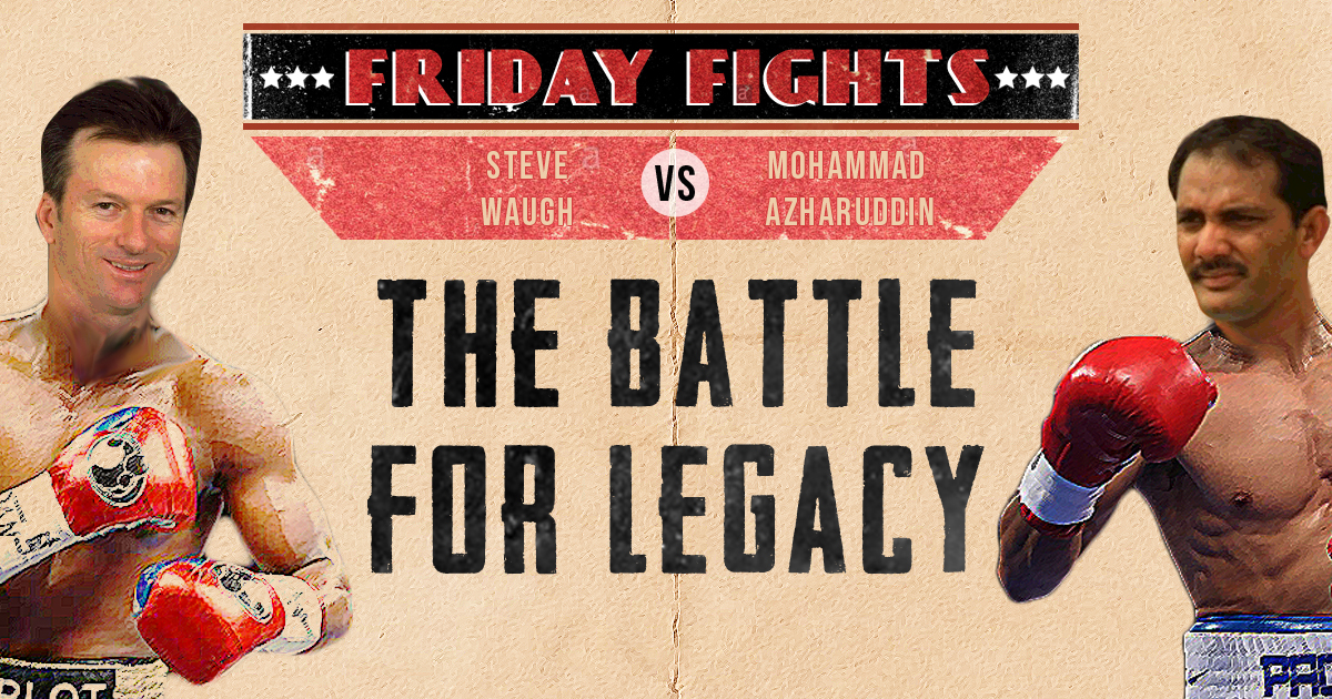 Friday Fights | The Big ODI Fight - Steve Waugh vs Mohammad Azharuddin