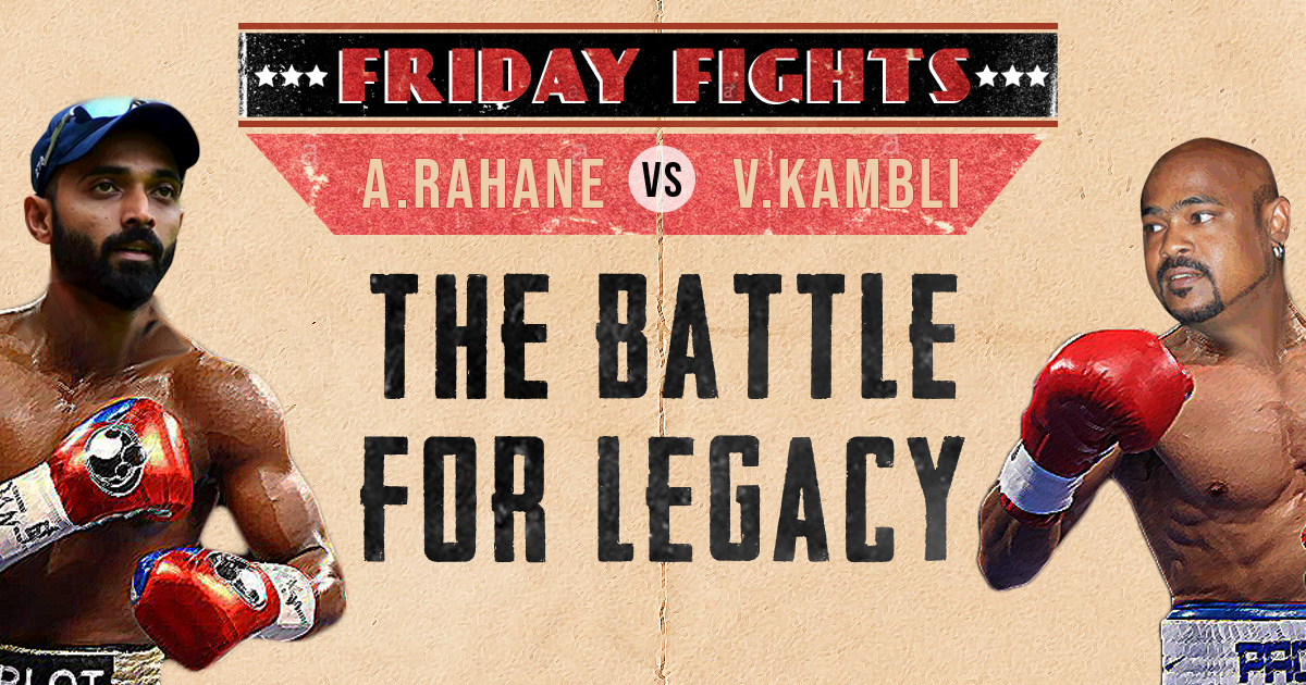 Friday Fights | The Big ODI Fight - Ajinkya Rahane vs Vinod Kambli