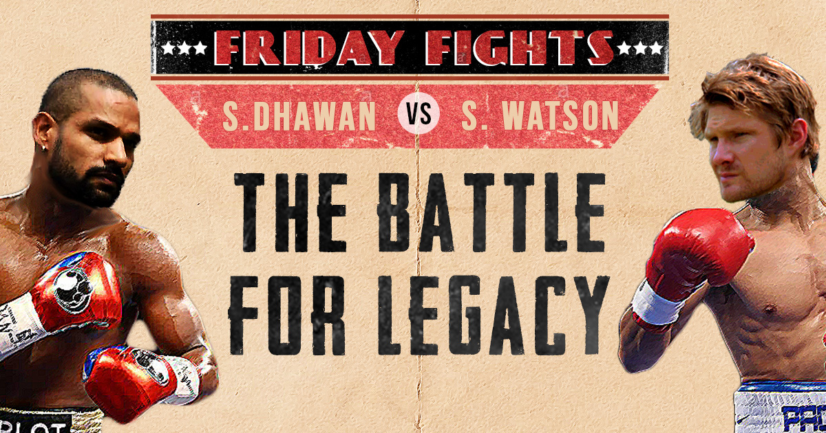 Friday Fights | The Big ODI Fight - Shikhar Dhawan vs Shane Watson