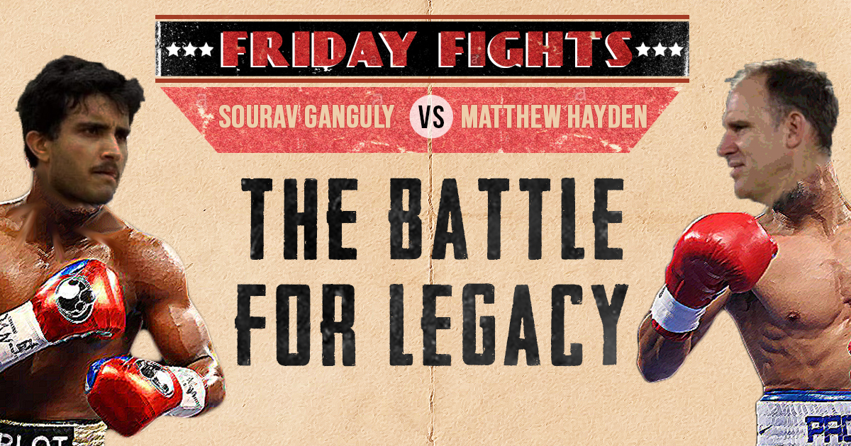 Friday Fights | The Big ODI Fight - Sourav Ganguly vs Matthew Hayden