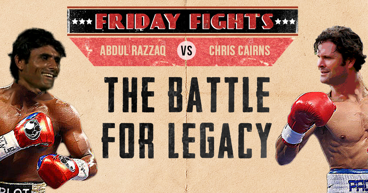 Friday Fights | The Big ODI Fight - Chris Cairns vs Abdul Razzaq