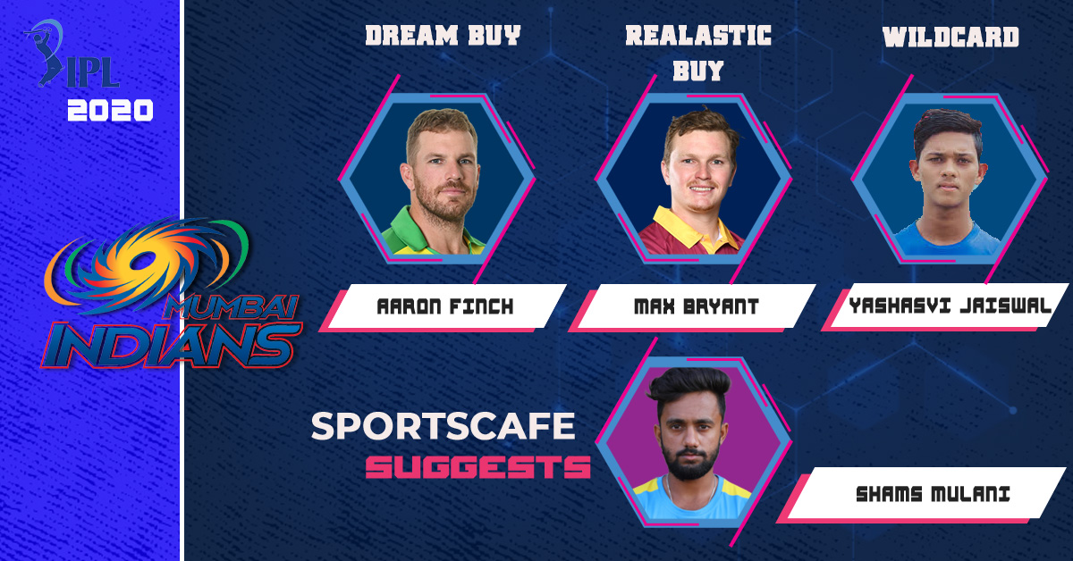 IPL 2020 Auction | Mumbai Indians - Dream, Realistic, Wildcard and Suggested Buys