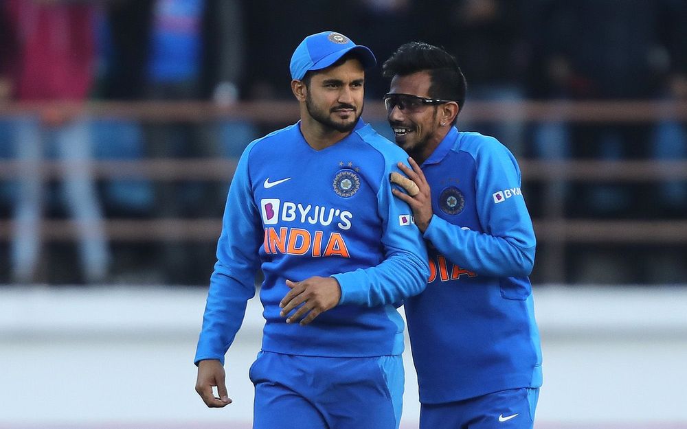 Twitter reacts to Yuzvendra Chahal emulating Dhoni Review System to save India a review