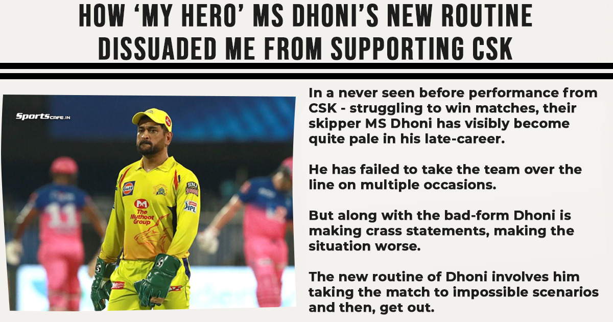 Satire Saturday | How ‘My hero’ MS Dhoni’s new routine dissuaded me from supporting CSK