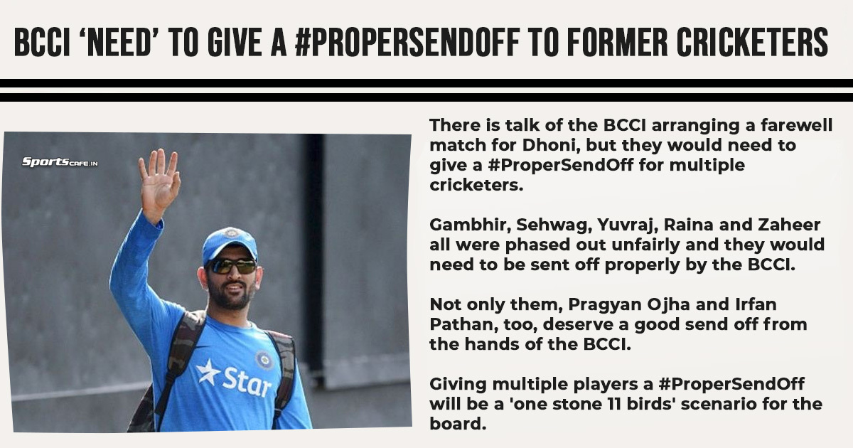 Satire Saturday | BCCI ‘need’ to give a #ProperSendOff to former cricketers