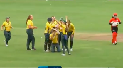 Twitter reacts as Canada Women lose 5 wickets in 5 balls in the last over to hand Brazil a 1-run win 