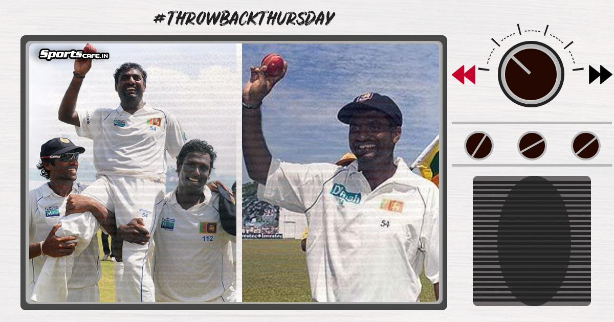 Throwback Thursday | Muttiah Muralitharan signs off from Test cricket by scripting history