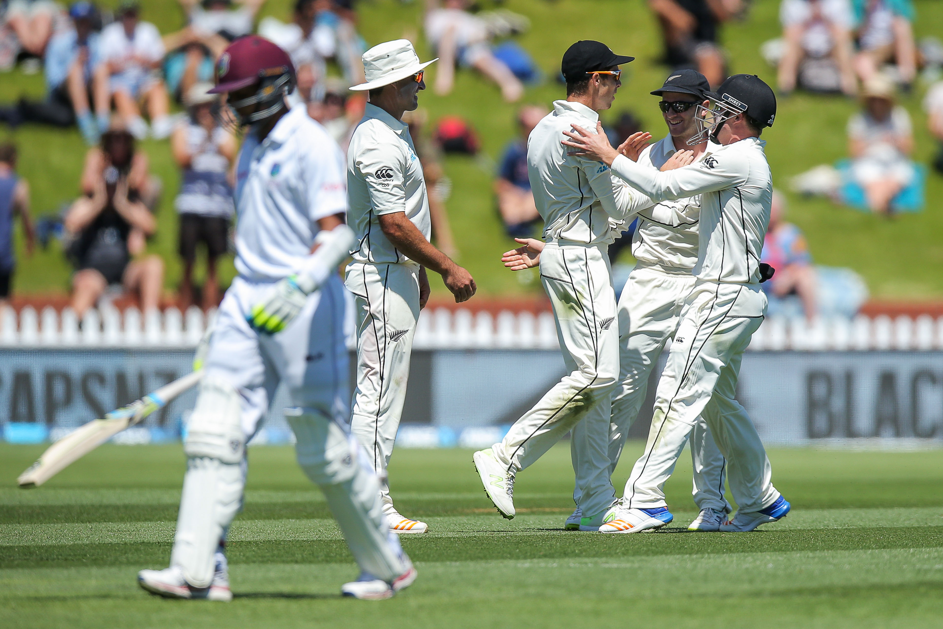WATCH : Sunil Ambris becomes the first batsman to be out hit wicket for golden duck on debut