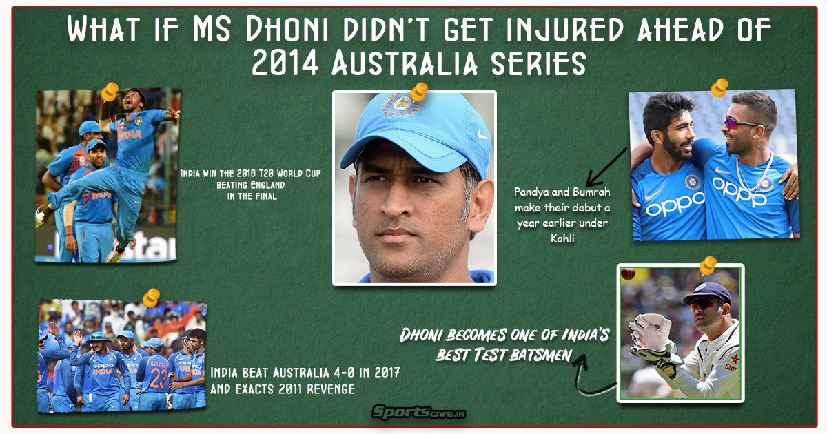 What if Wednesday | What if MS Dhoni didn’t get injured ahead of 2014 Australia series