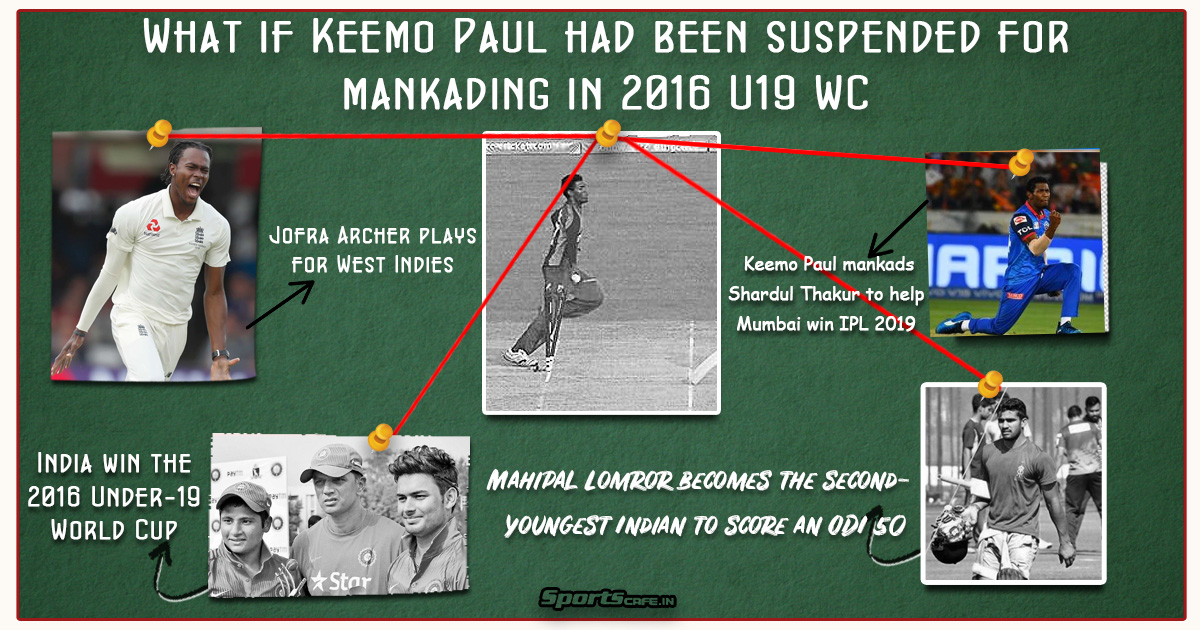 What if Wednesday | What if Keemo Paul had been suspended for ‘mankading’ in 2016 U19 WC