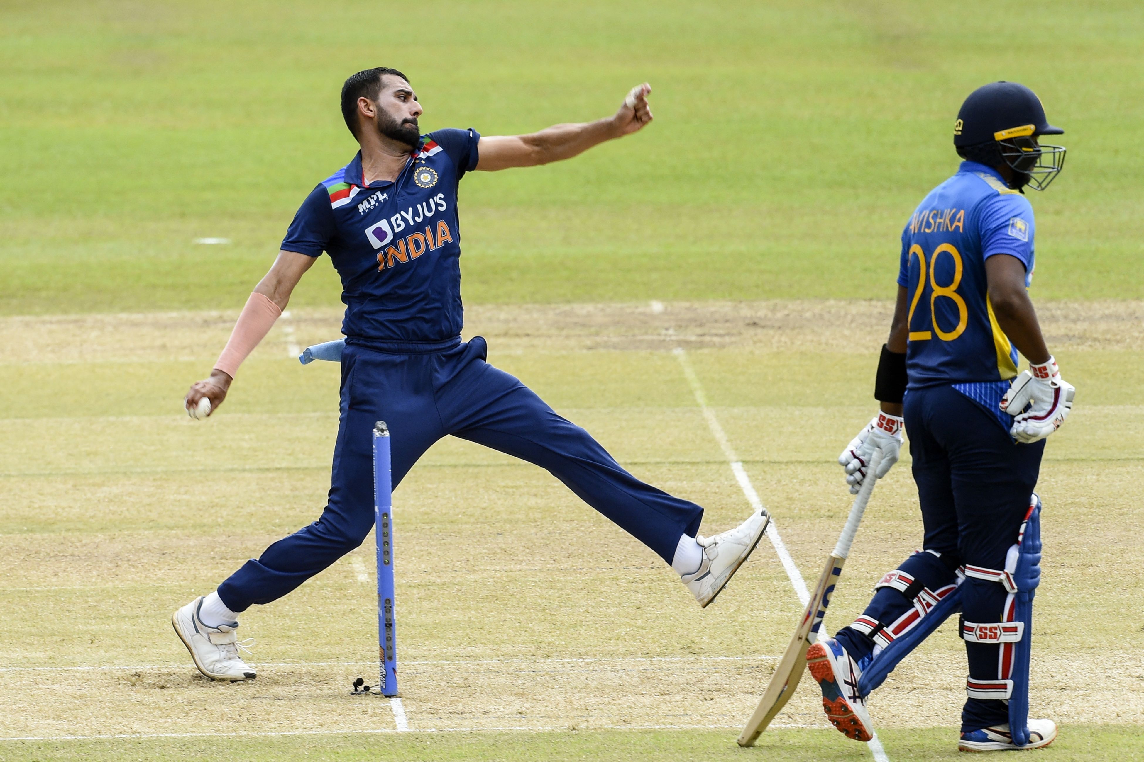 VIDEO | Funky Deepak Chahar goes into ‘dance mode’ after bowling Hasaranga with perfect knuckle-ball