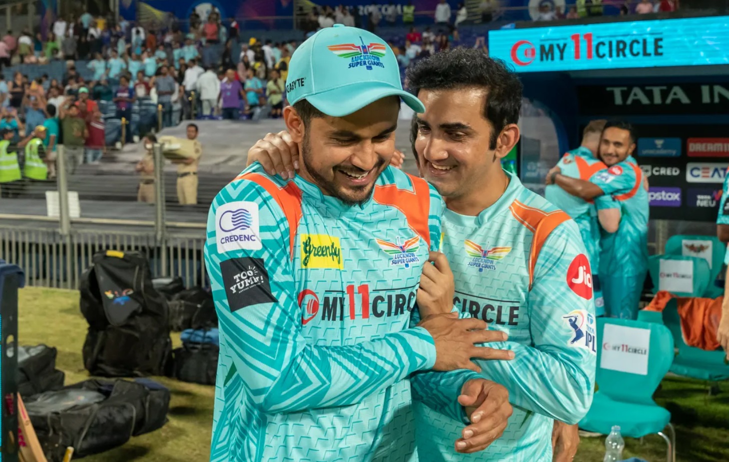 WATCH | Mentor Gautam Gambhir’s epic celebration after Lucknow Super Giants beat his ex team Kolkata Knight Riders