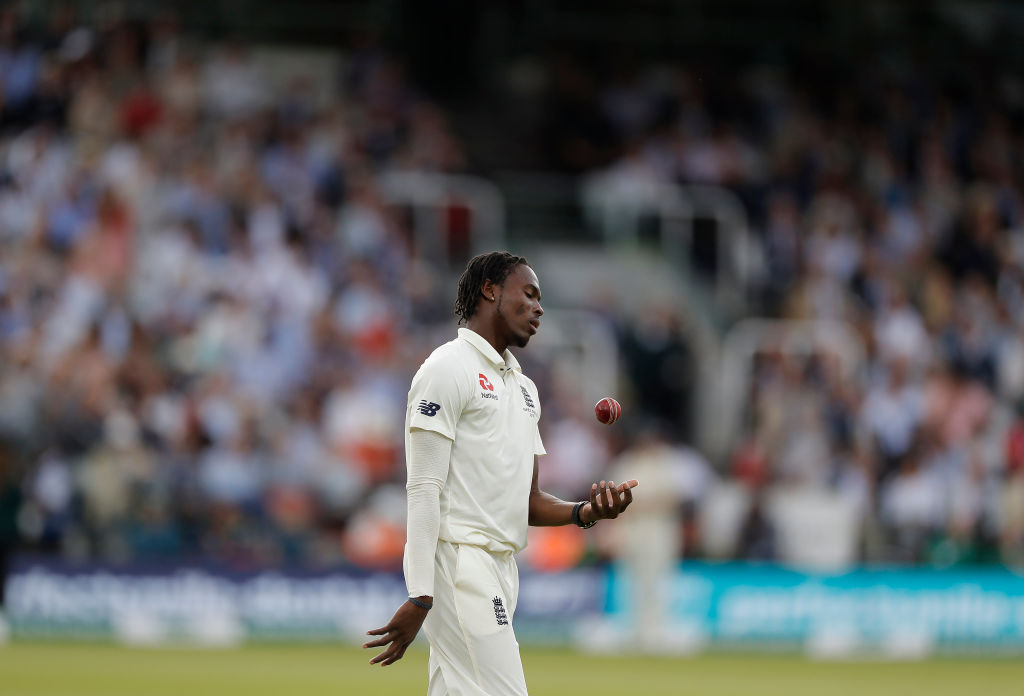 Twitter reacts to Jofra Archer's rip-snorting delivery taking Abid Ali's stumps for a walk