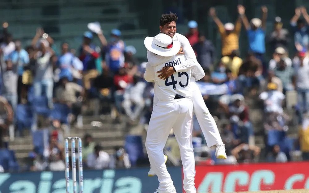 Twitter reacts to Rohit’s celebration after Kuldeep breaks his wicket drought on comeback