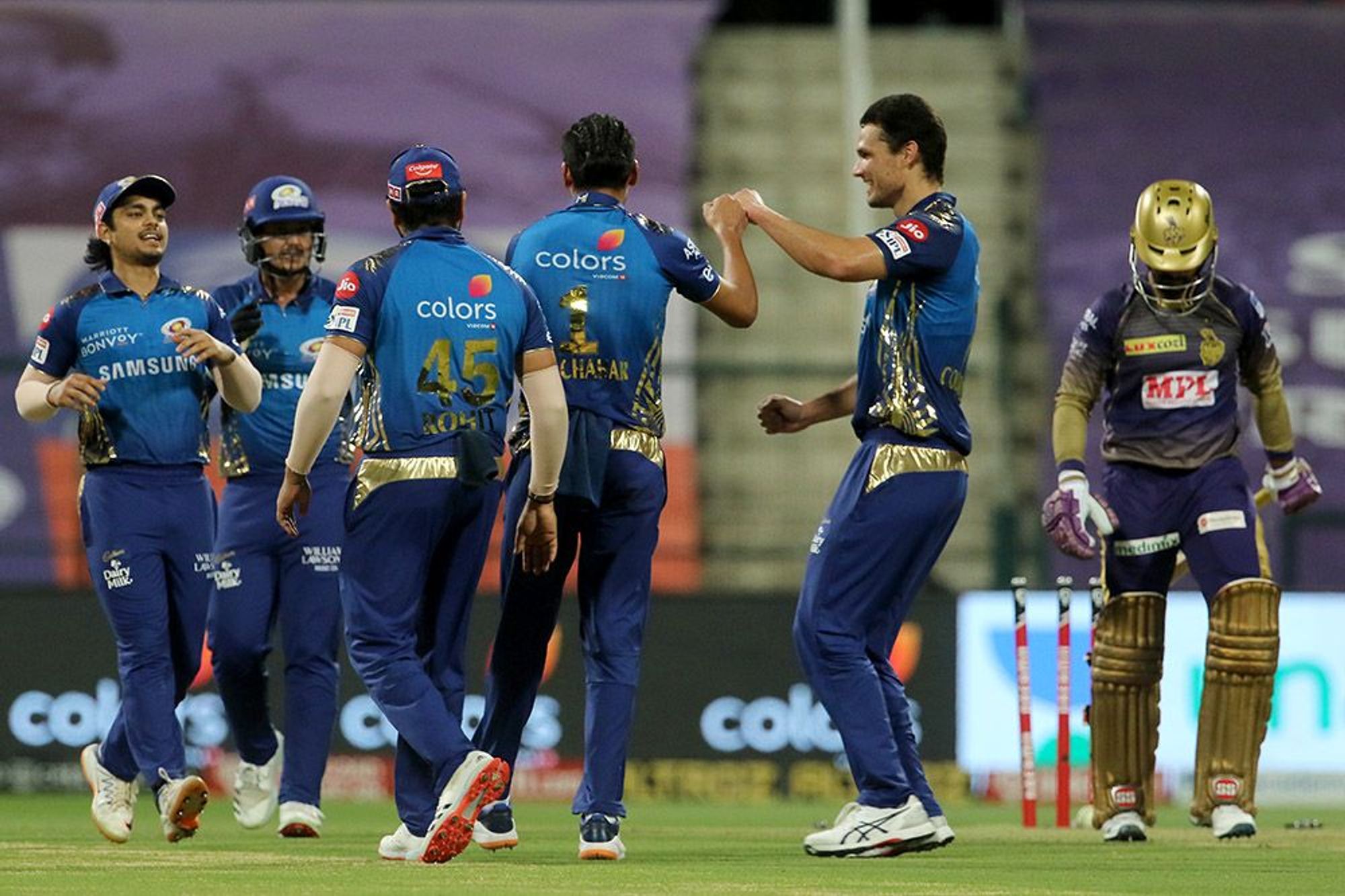 IPL 2020 | MI vs KKR Evaluation Chart - Impressive Mumbai crush Kolkata with utter disdain