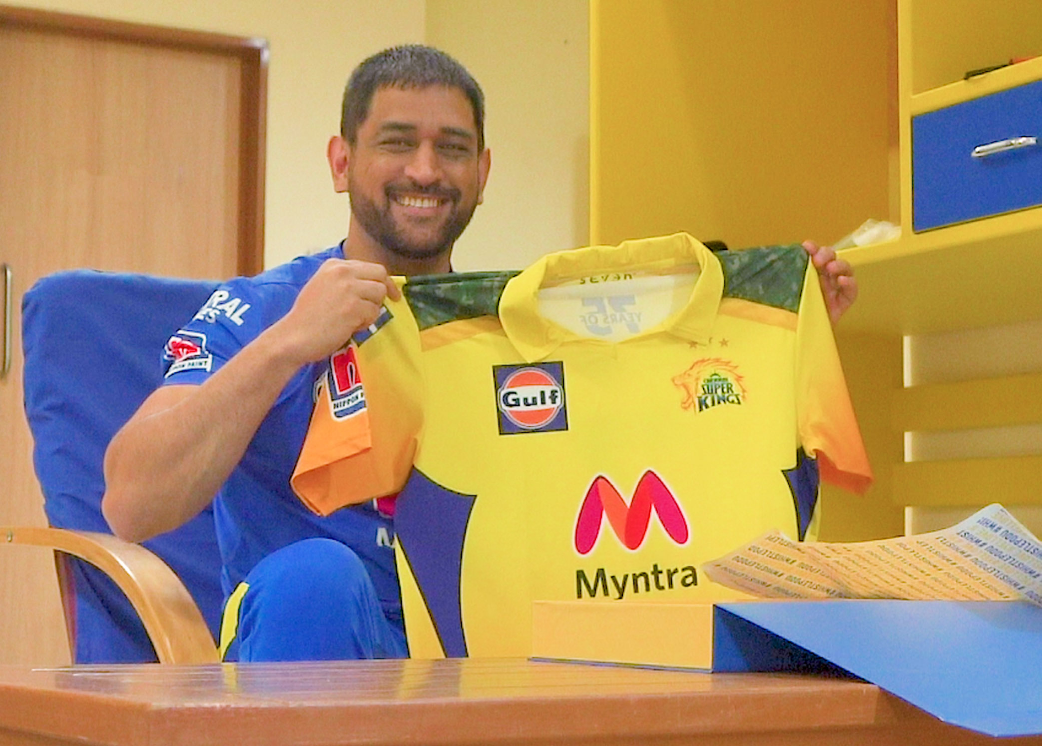 Twitter reacts to CSK’s new camo look jersey for 2021 IPL