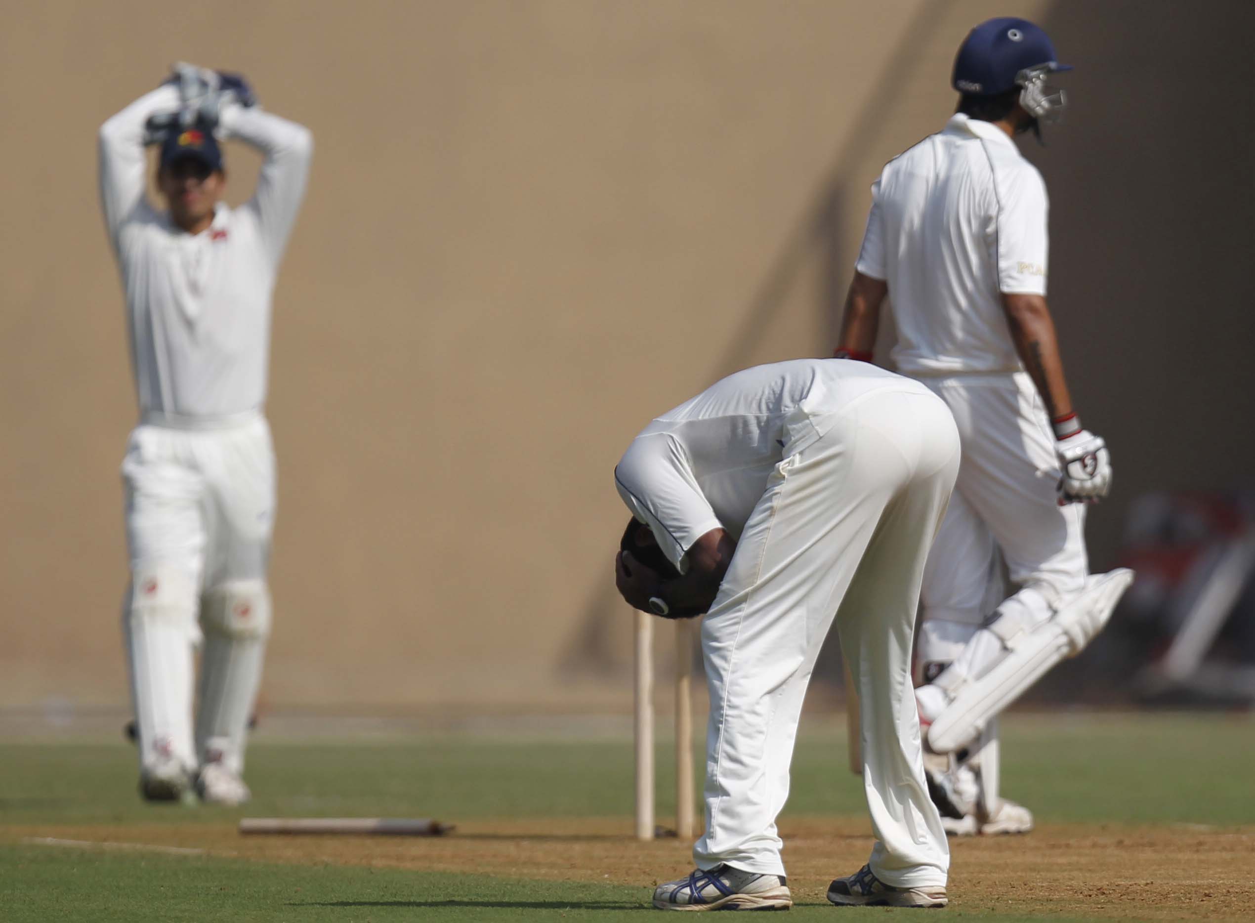 WATCH | Delhi batsmen survive a massive comedy of errors in Ranji Trophy