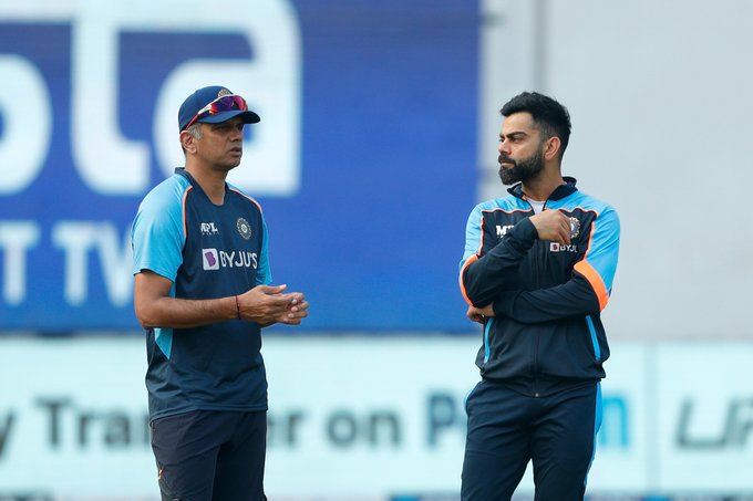 T20 World Cup 2022 | Twitter reacts to Rahul Dravid parting his expert advice with Virat Kohli in training
