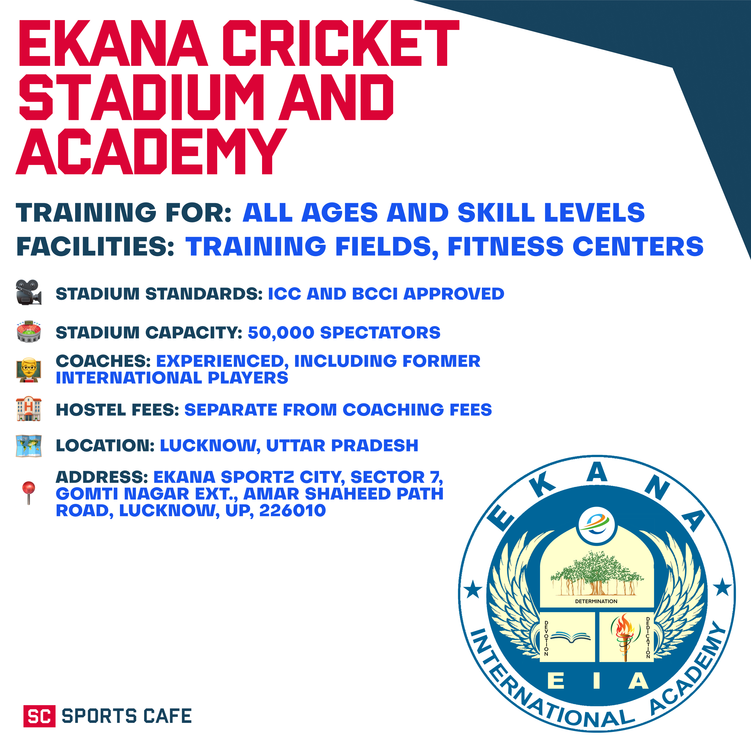 Ekana Cricket Stadium and Academy.