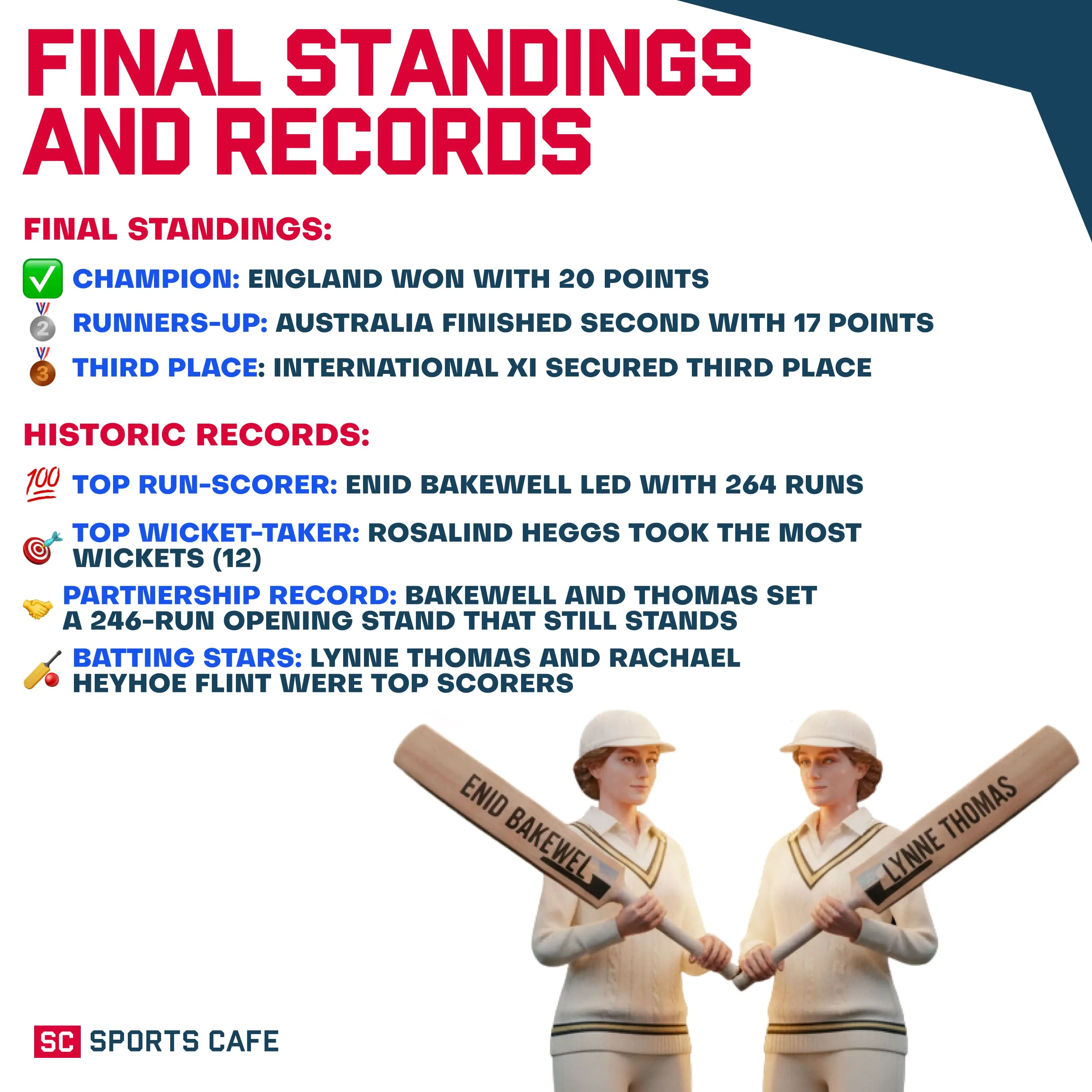 Final Standings and Records.