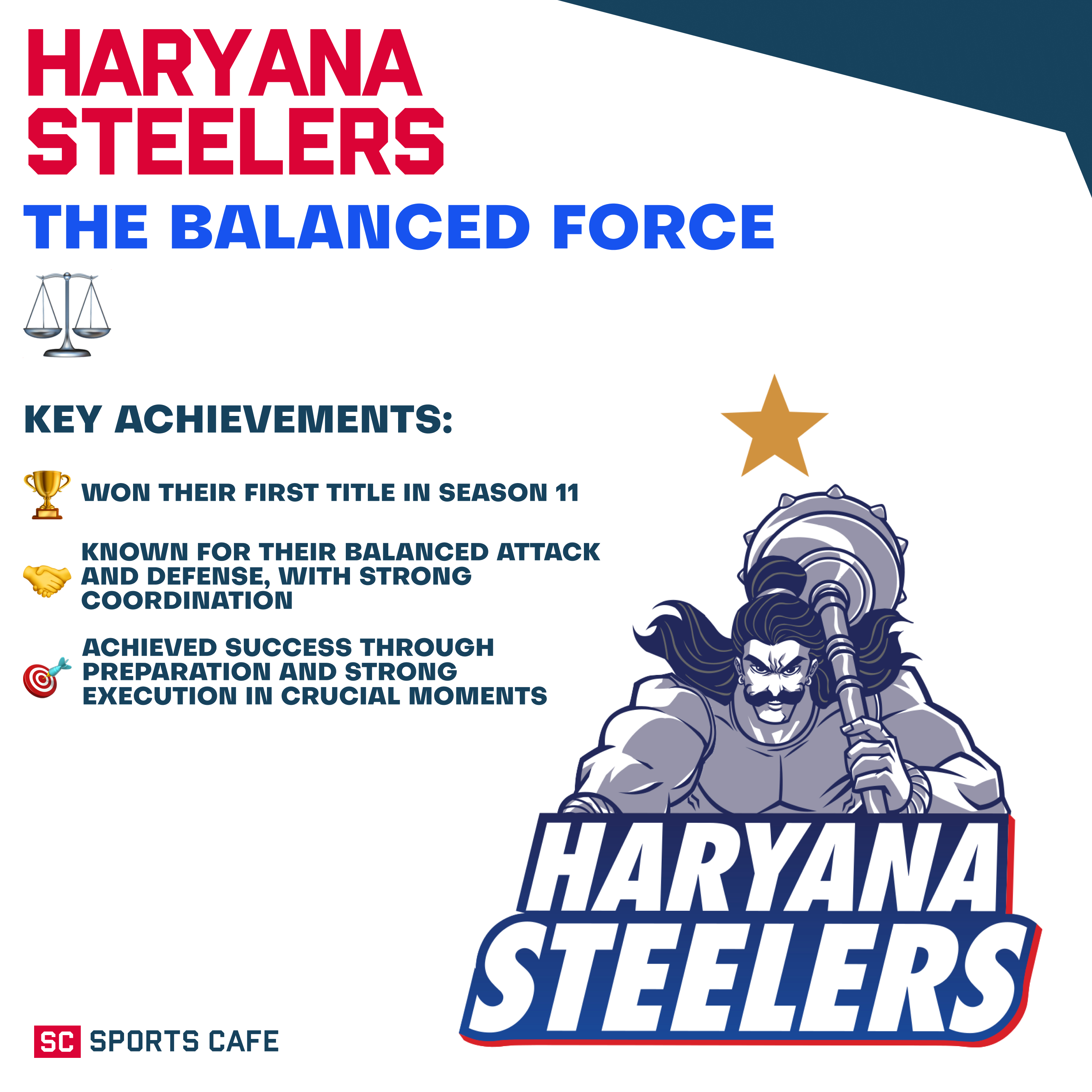 Haryana Steelers Best Pro Kabaddi Teams.