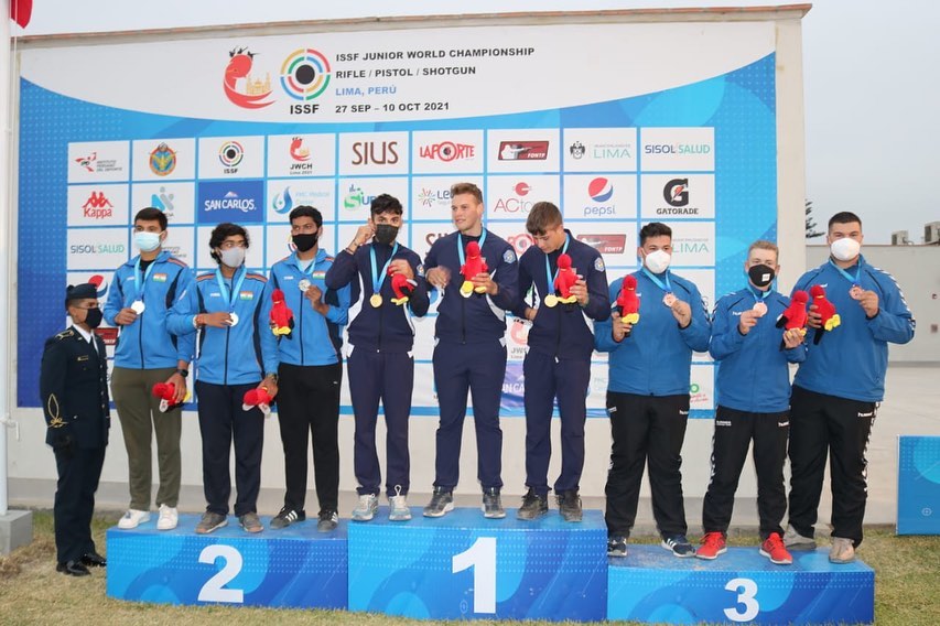 ISSF Junior World Championship | India win silver in men's trap team event, 20th medal overall