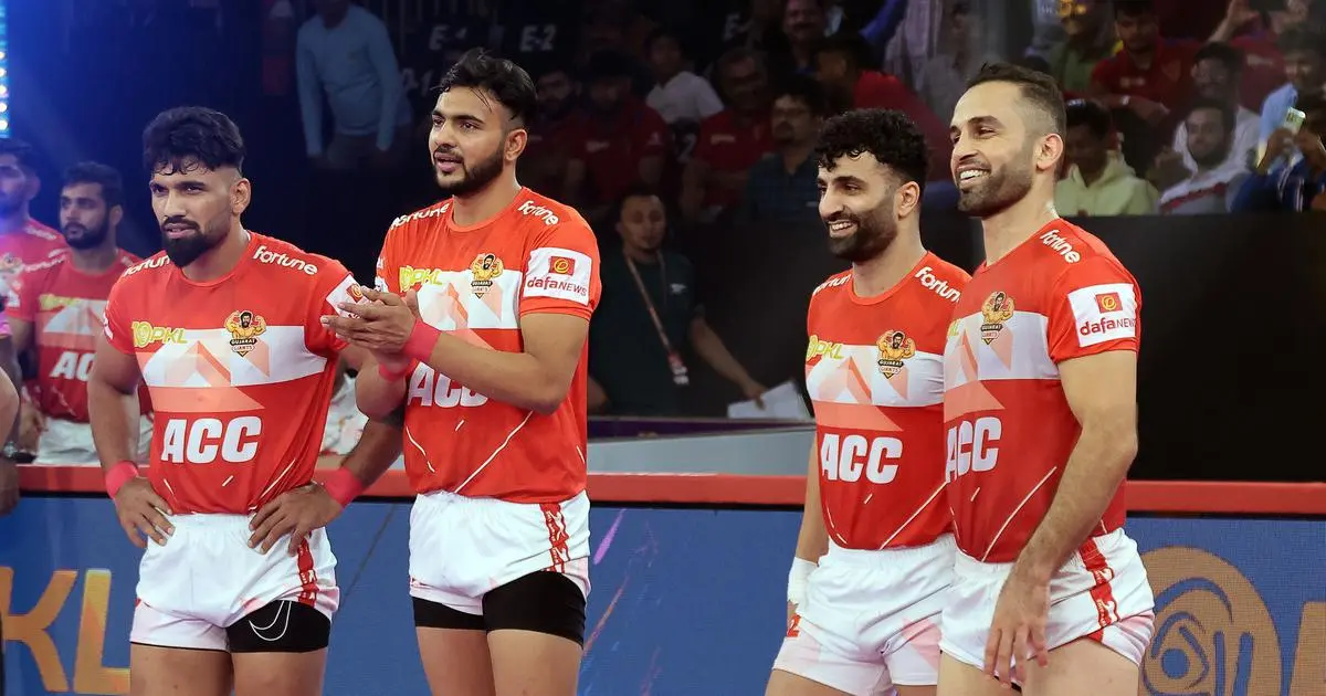 Shadloui and Himanshu Lead Gujarat Giants to 40-32 Win Over Patna Pirates