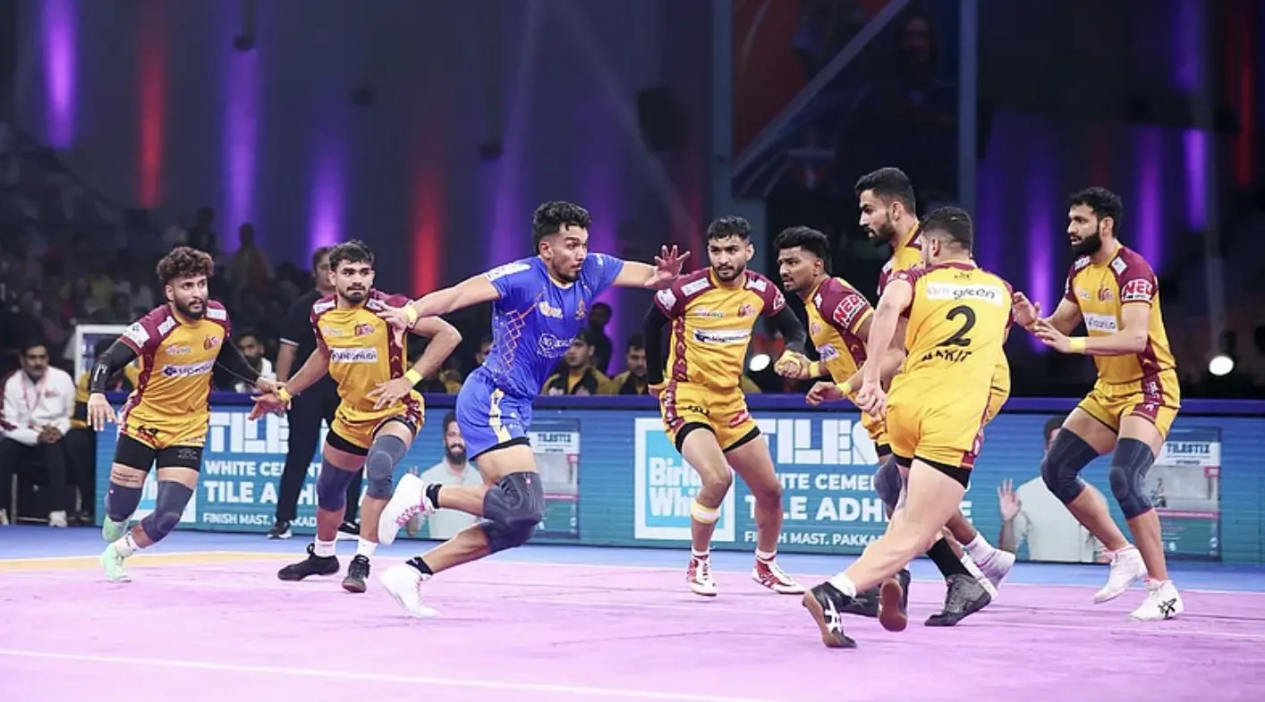 Telugu Titans Claim Thrilling 30-29 Victory Over Gujarat Giants in PKL 12