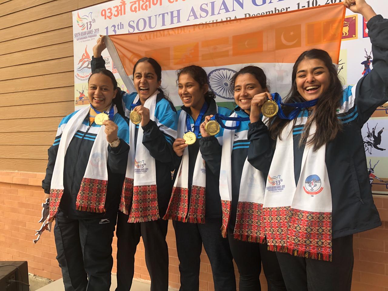 South Asian Games | Indian Women seal gold at squash team event