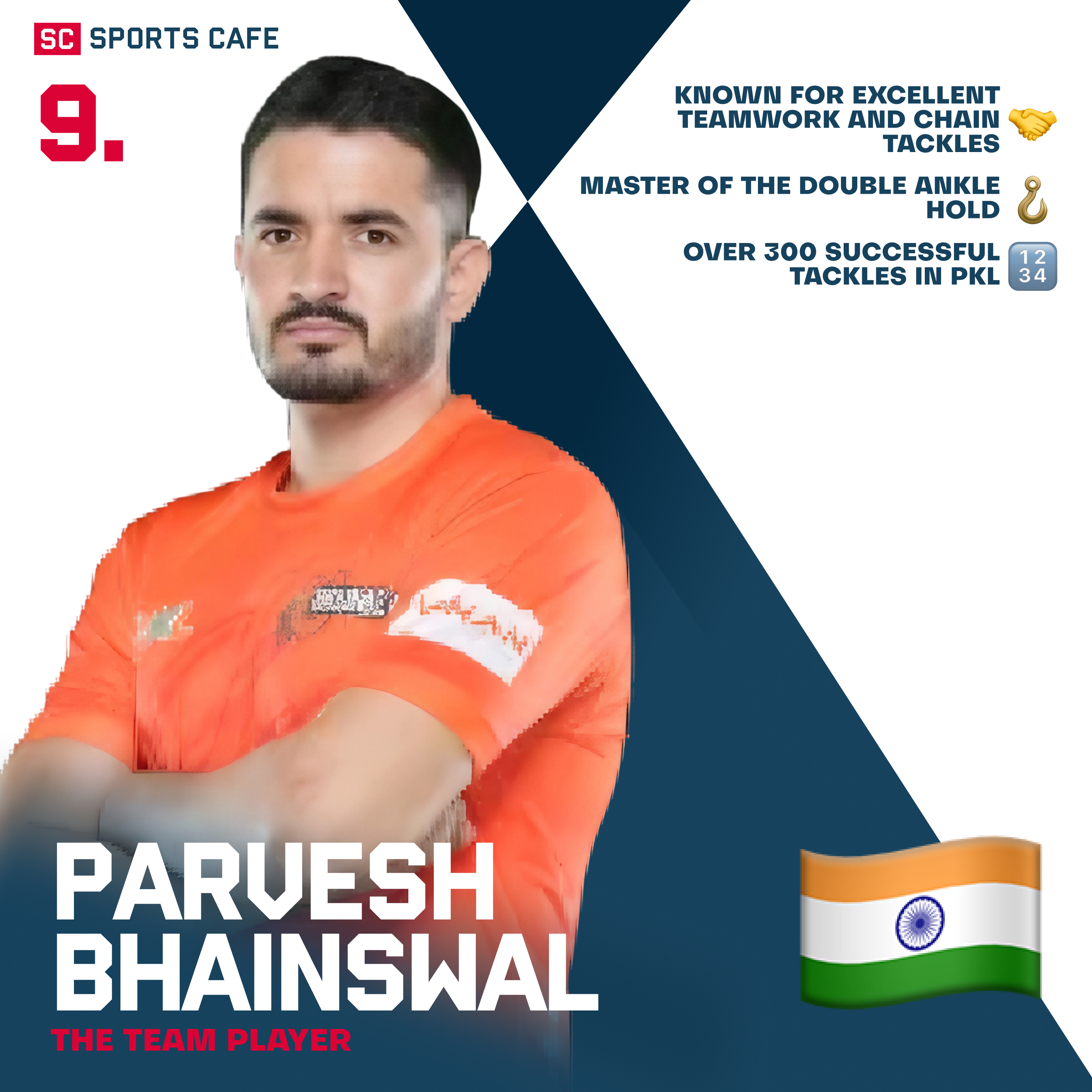 Parvesh Bhainswal Best Pro Kabaddi Defenders.