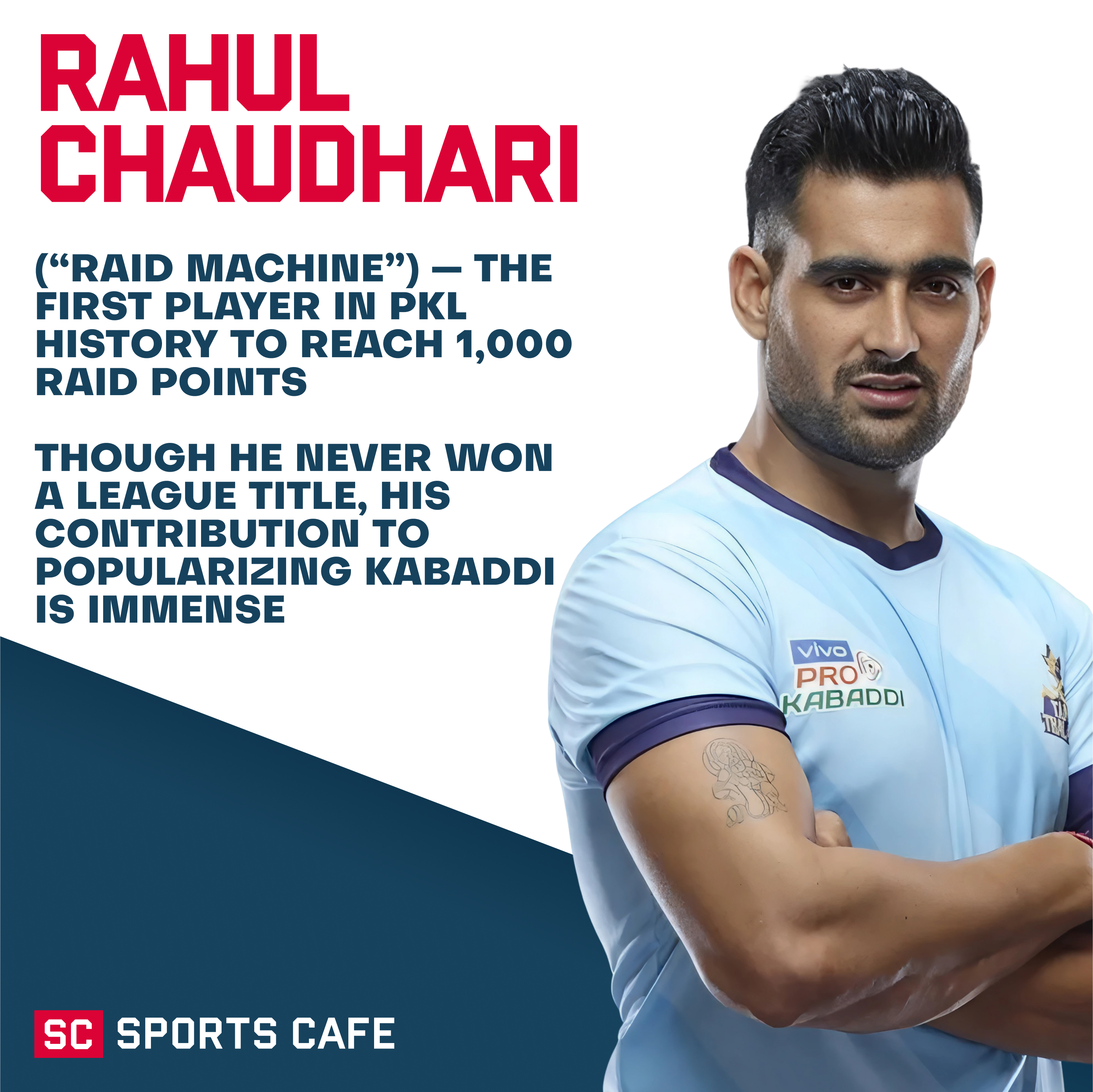 Rahul Chaudhari Top Stars of Pro Kabaddi League.