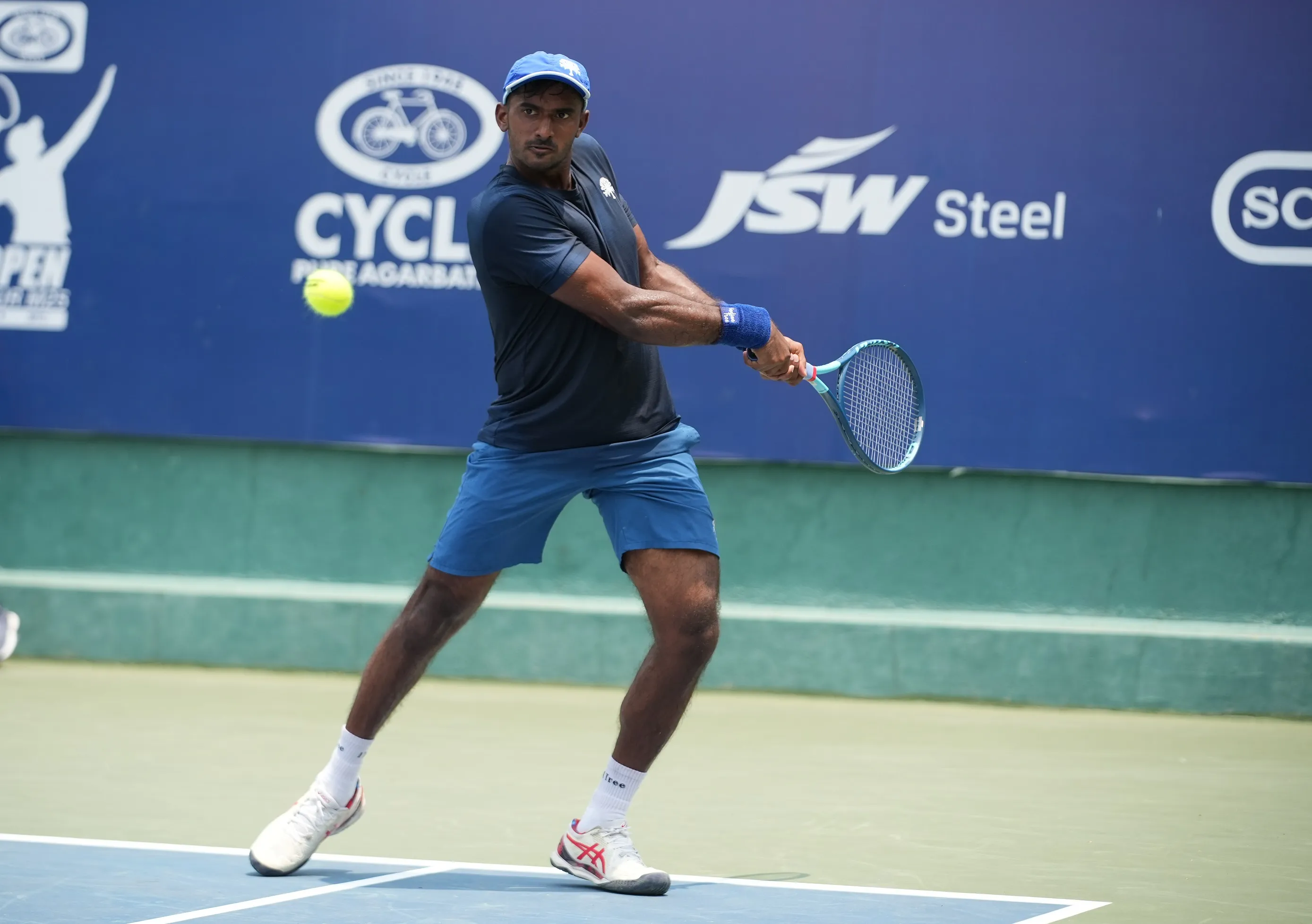 ITF Mysuru Open 2023 Prajwal Dev upsets 4th seed Mukund Sasikumar to enter singles semifinals