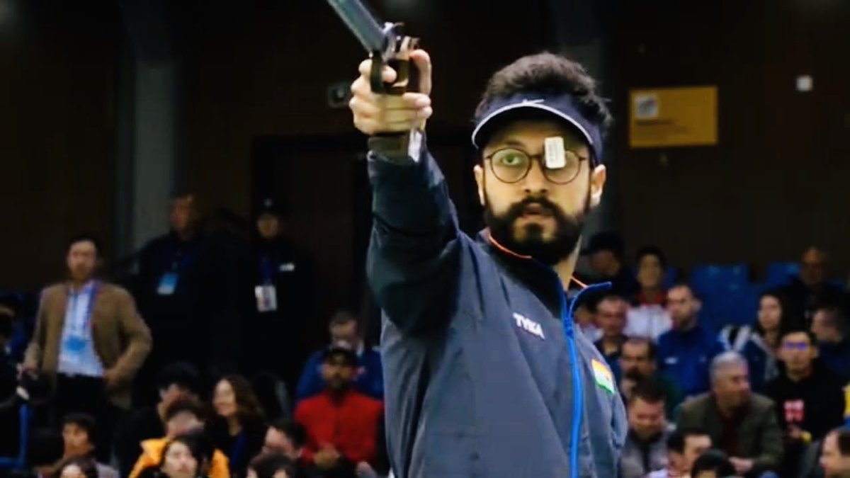 ISSF World Cup | Abhishek Verma clinches gold in 10m air pistol, secures Olympic quota
