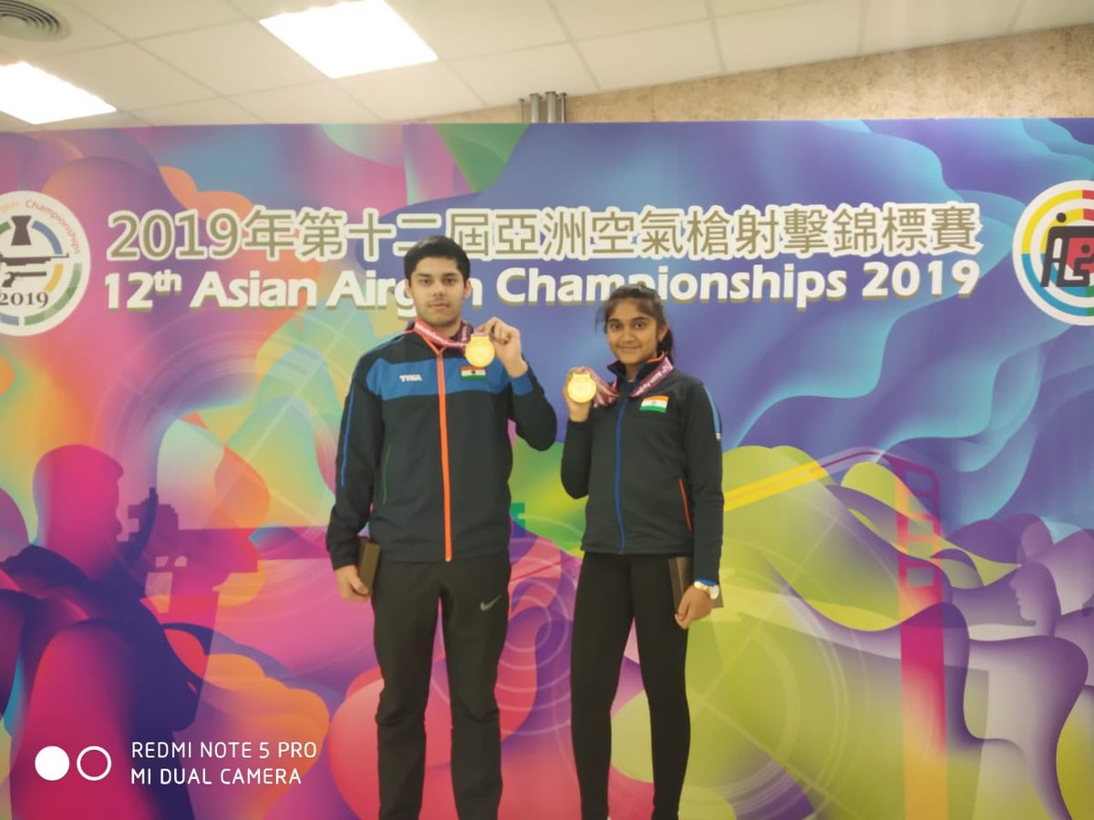 Asian Airgun Championships | India dominate with a tally of 25 medals