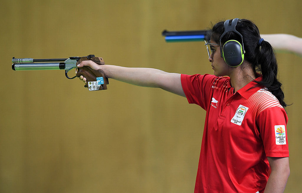 ISSF World Cup | Manu Bhaker, Saurabh Chaudhary clinch 10m air pistol mixed team gold