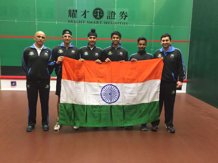 Indian boys win team gold in Asian Junior Squash