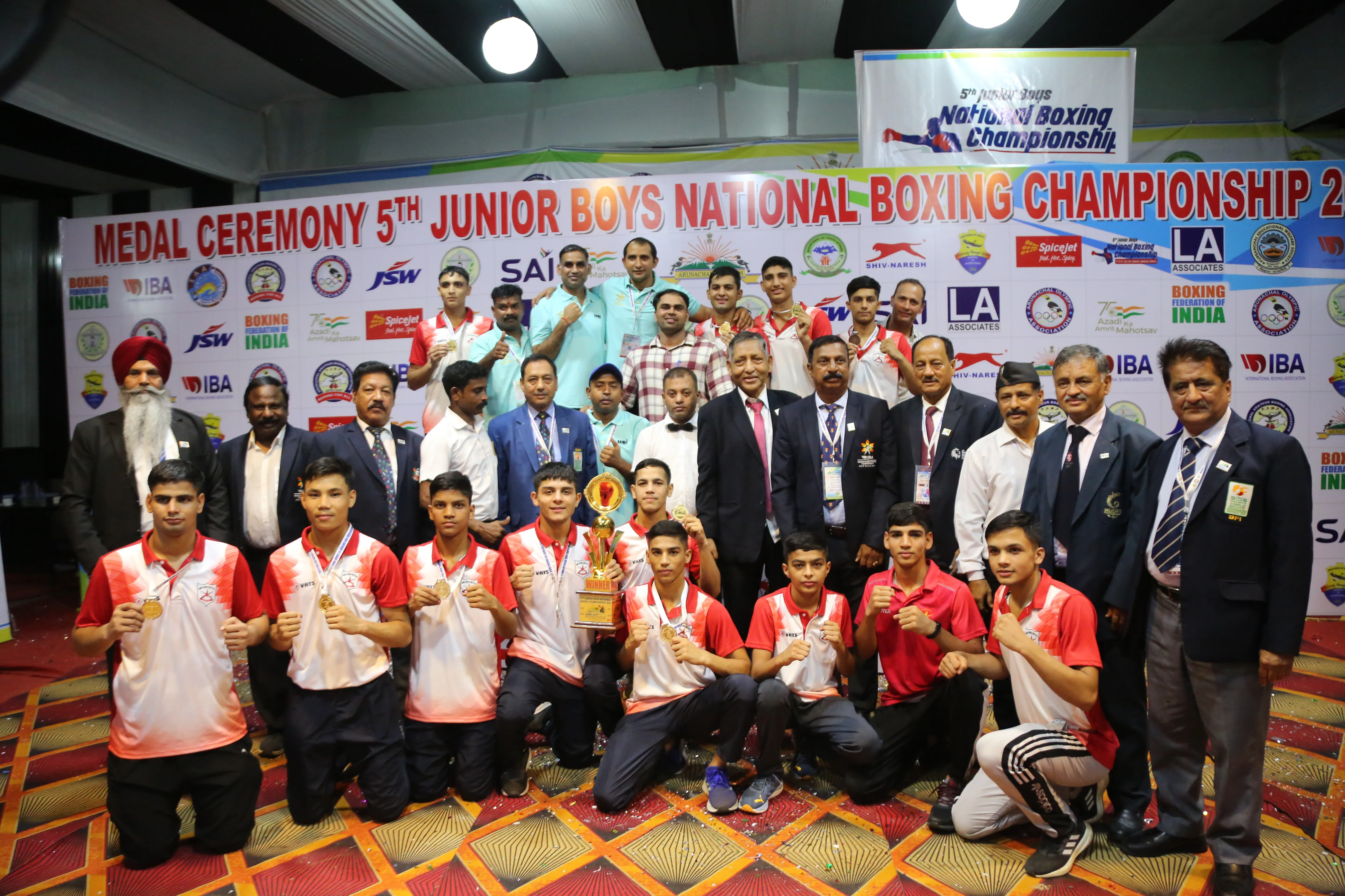SSCB crowned champions at the 5th Junior Boys National Boxing Championships