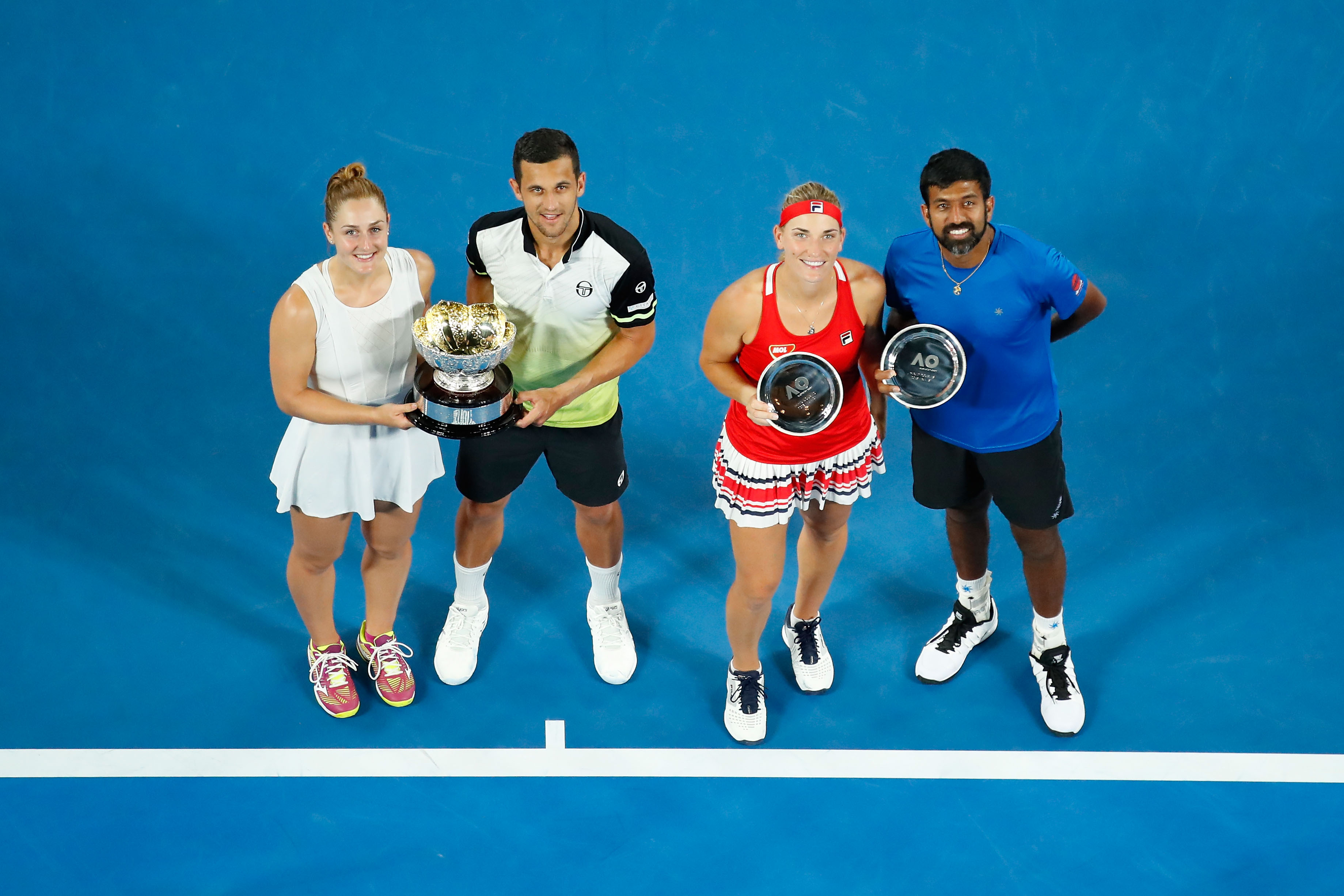 Rohan Bopanna and Timea Barbosa lose in Australian Open mixed doubles finals