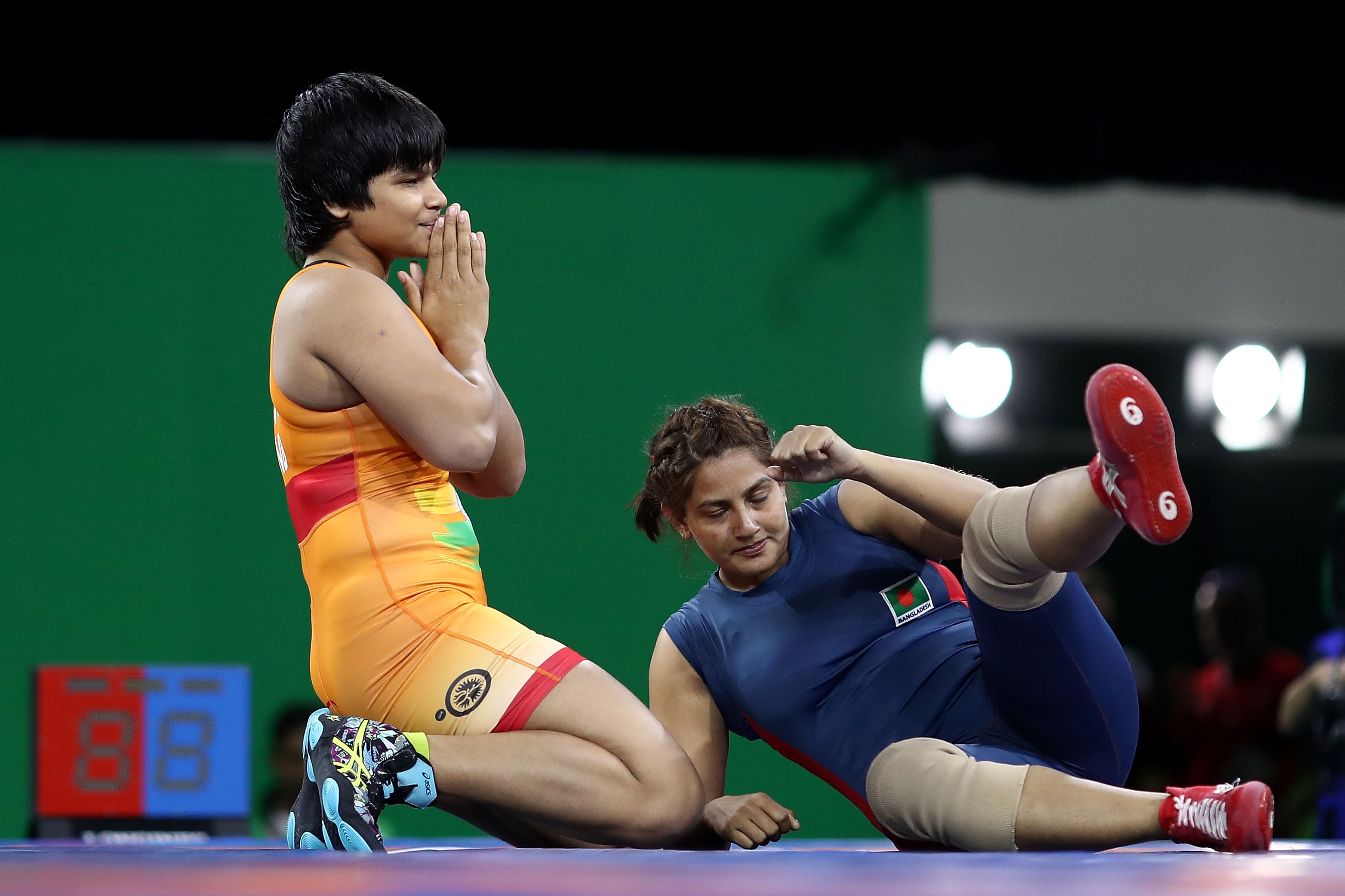 CWG 2018 | 19-year old Divya Kakran bags Bronze Medal in the Women's Freestyle 68 kg